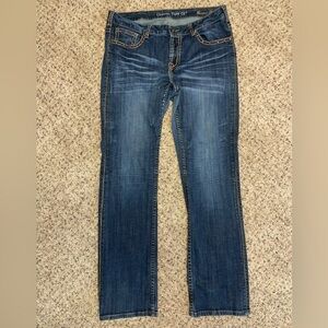 Cowgirl Tuff 34x35 Dark Blue Jeans